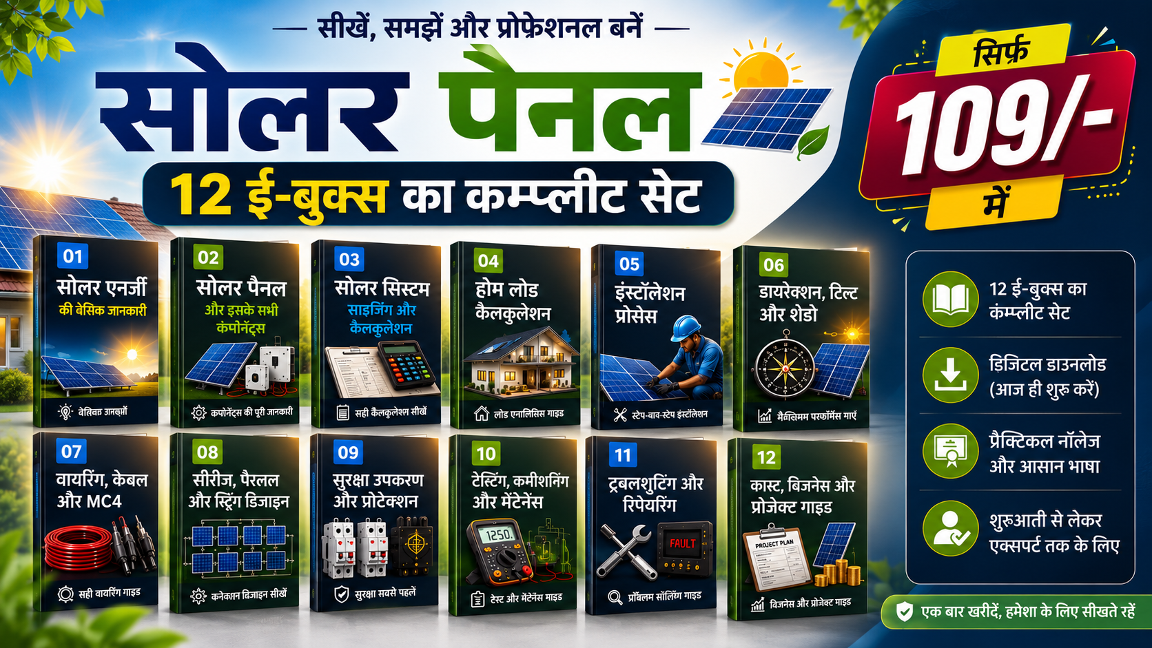 Solar Panel 12 eBook bundle